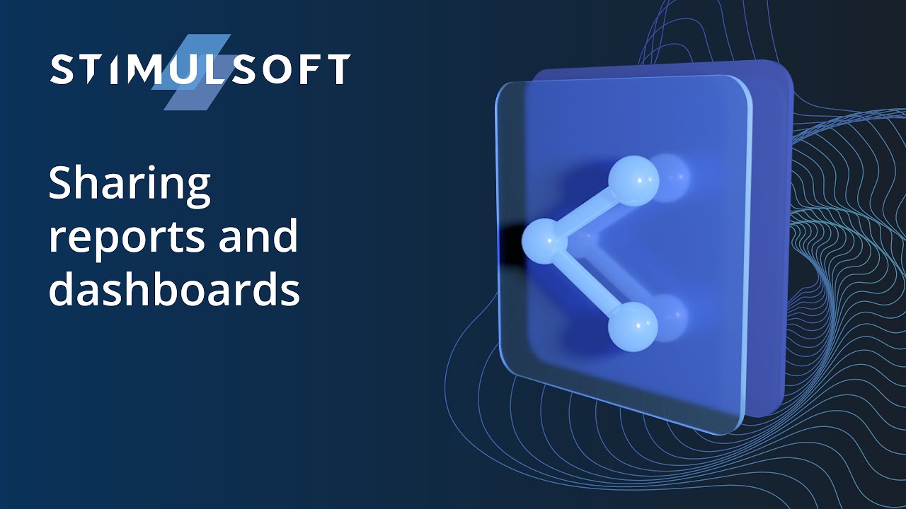 Share reports and dashboards from the report designer (2022)