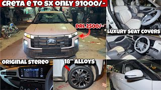 Hyundai Creta E Base Model Modification Base To Top 70%Off On Hyundai Genuine Accessories