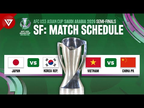 🔴Semi-Finals AFC U23 Asian Cup 2026: Match Schedule & Fixtures Today