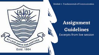 Assignment Guidelines