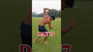Body transferation Day 17/75 hard challenge 🎯🦍🔥 #workout #motivation
