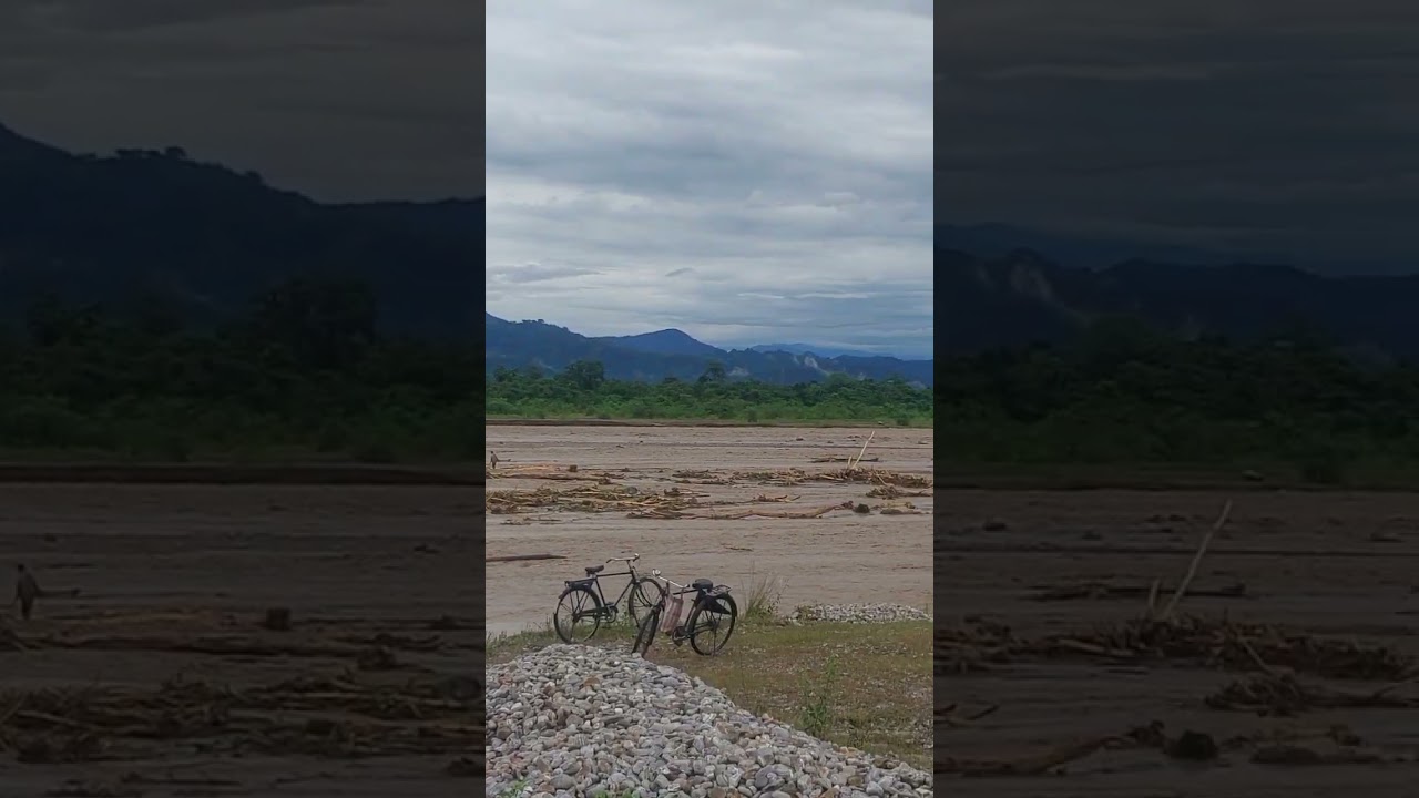 dangerous flood at m.m terai 
