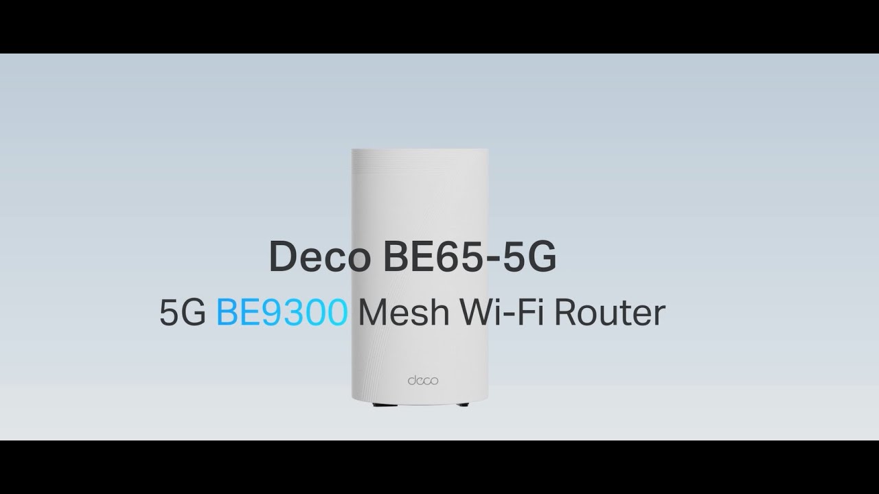 Deco BE65 5G - BE9300 Whole Home Mesh WiFi 7 System