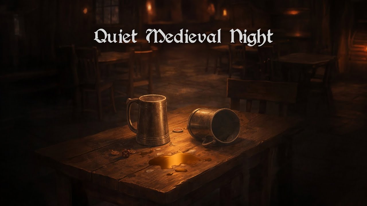 Medieval Tavern Ambiance Music for Relaxing after work | Quiet Medieval Night