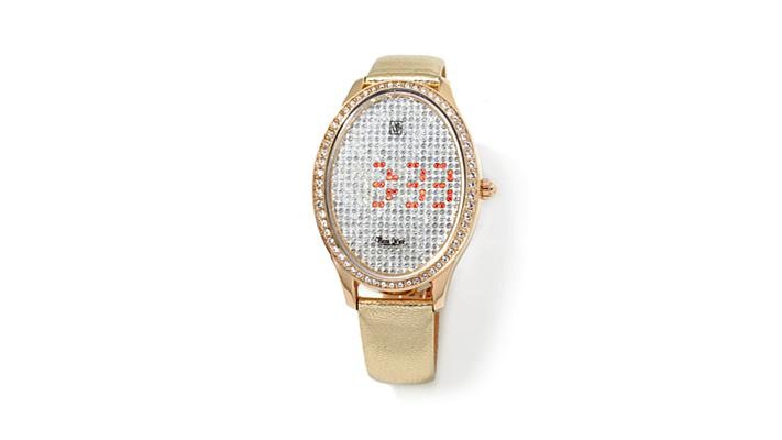 NIB VICTORIA WIECK DIAMOND PAVE STAINLESS STEEL WATCH ⌚️ Must ?‼️ Victoria Wieck Crystal Pave Rhinestone Buckle Watch Silver  main image 3