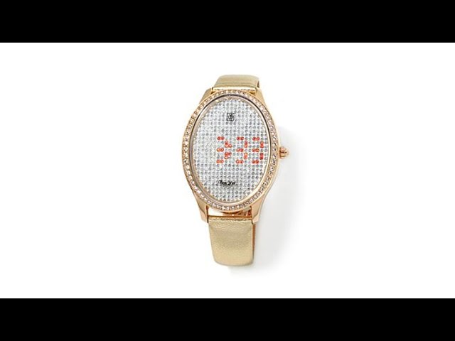 ? Victoria Wieck Pave Rhinestone Watch Set Leather Bands Victoria Wieck Watches for Women on Sale up to 90% Off: Poshmark main image 2