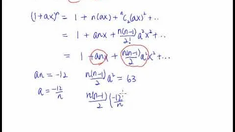 8 Binomial Theorem - Example 3 - A binomial question that requires the use of the nCr formula.