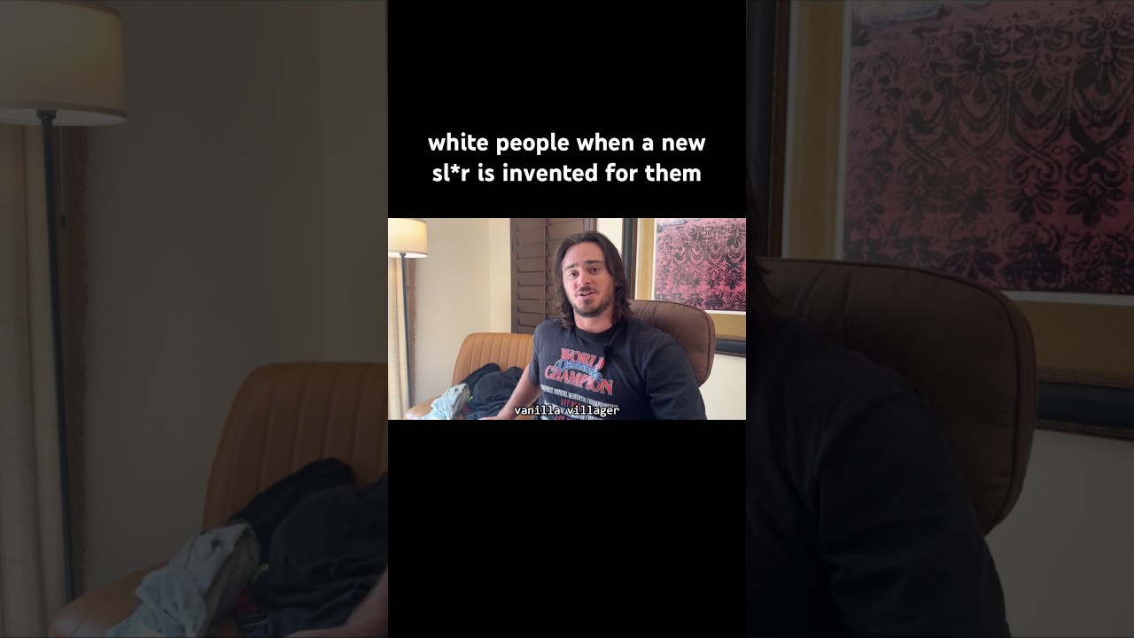 white people when a new sl*r is invented for them #shorts #comedy #funny