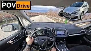 NEW 2023 Ford S-MAX II 2.5 190hp Hybrid CVT | POV Test Drive