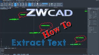How to Extract text from block in ZWCAD