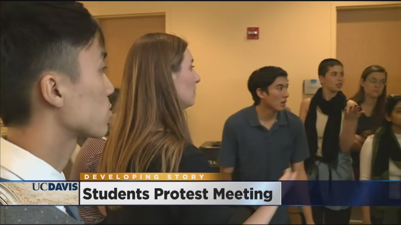 Students Protest Katehi Meetings