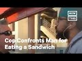 Police Try to Arrest Man for Eating Sandwich on BART Train Platform | NowThis