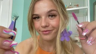 ASMR Lash Extensions Roleplay 🦋 (overlay spoolie sounds)