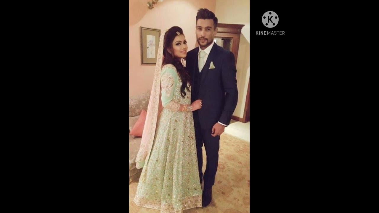 Walima Pictures Of Cricketer Muhammad Amir & His Wife Narjis