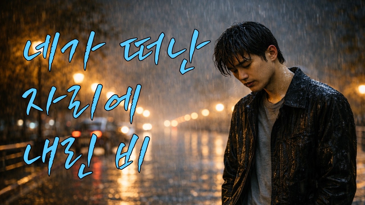 네가 떠난 자리에 내린 비 #감성발라드 #kpop #감성가요 #이별