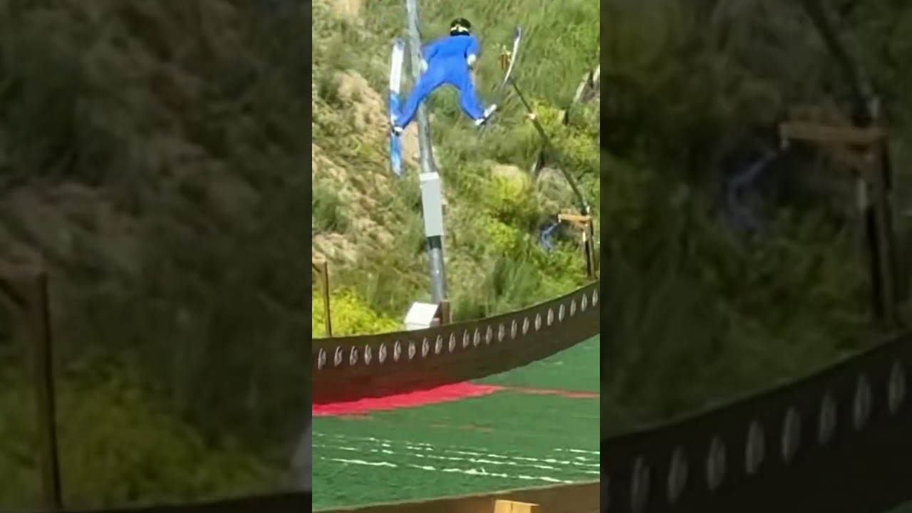 INSANE FAR SKI JUMPING FAIL
