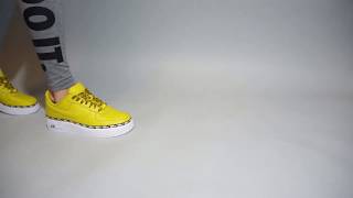 nike yellow air force 1 07 se premium trainers