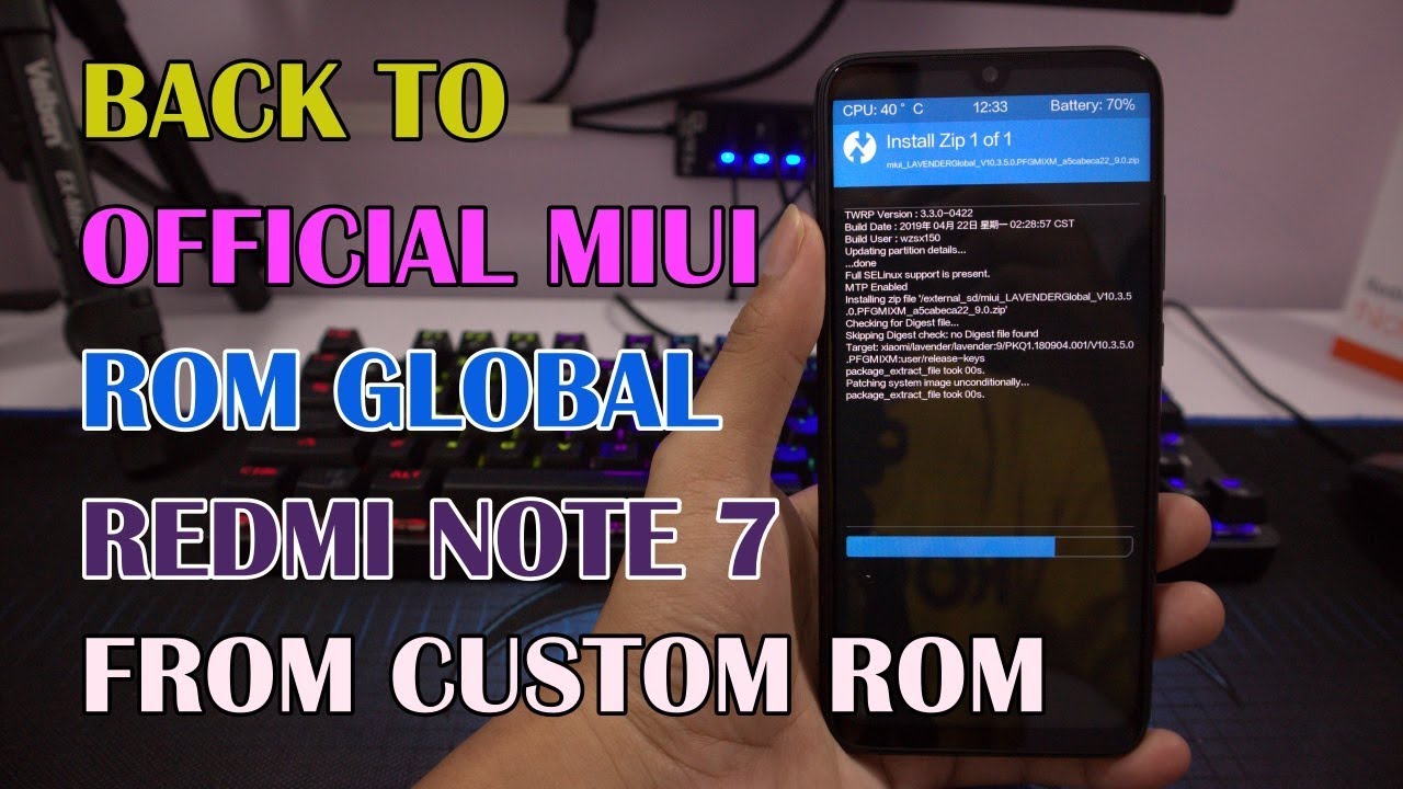 Twrp Lavender Redmi Note 7