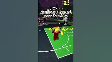 Admin gets mad and bans me💀 (ROBLOX BASKETBALL LEGENDS) #roblox #basketballlegends #basketball