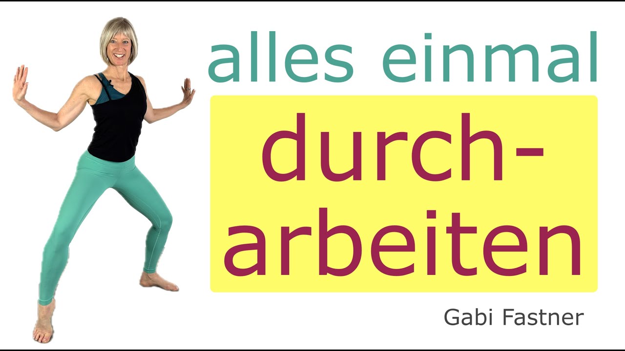 🍍 36 min. alles einmal durcharbeiten | Fullbody - Figur - Workout, fordernde Kursstunde ohne Geräte,