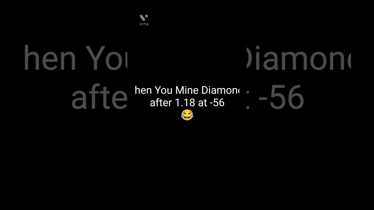 Diamond Mining before 1.18 vs after1.18 😂 Minecraft Bedrock|