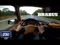 Brabus G 700 POV Topspeed on German Autobahn and EXHAUST SOUND