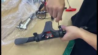 KugooKirin S1 - Accelerator/Throttle, Brake handlebar, display replacement instruction tutorial