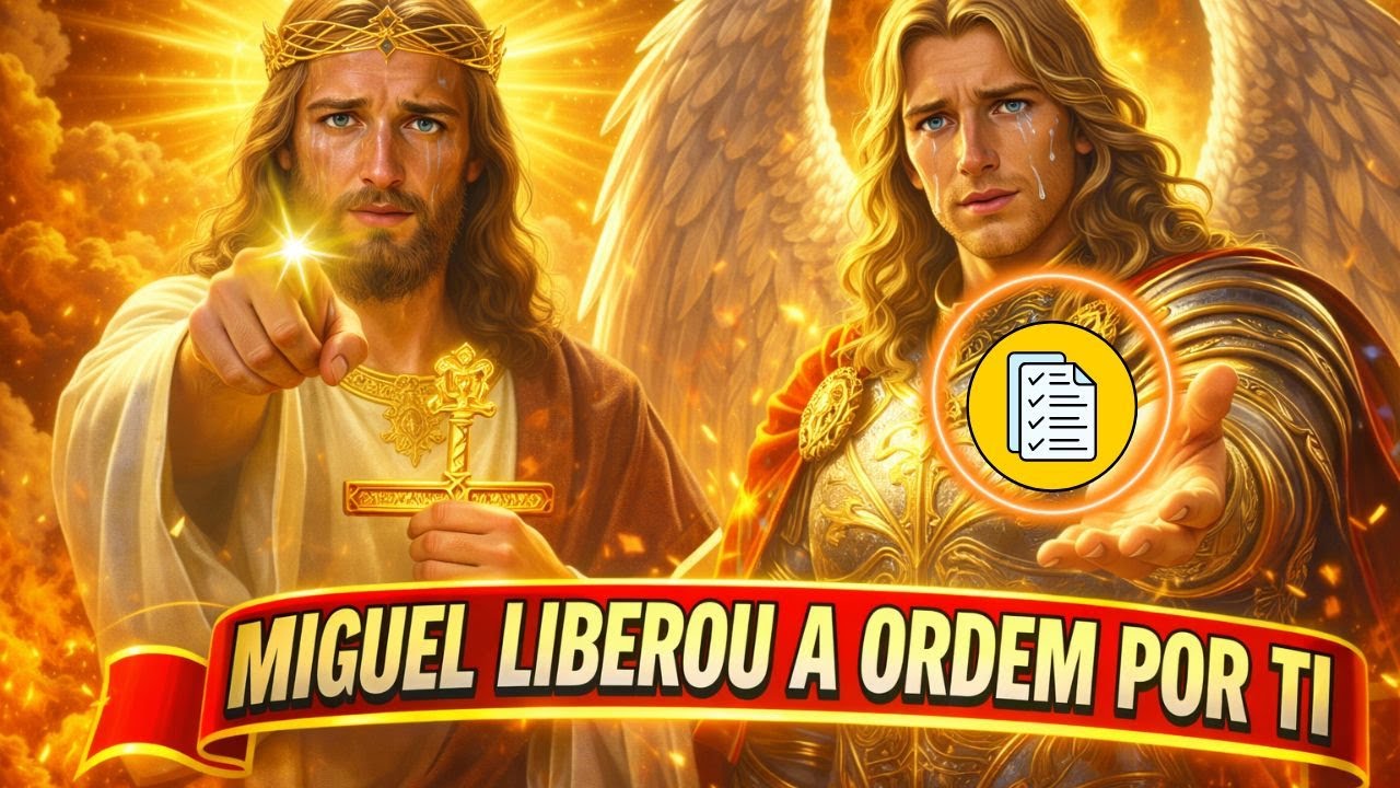 🏛️POR TUA CAUSA, MIGUEL PAROU O CÉU E A ORDEM FOI LIBERADA