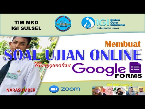 CARA MEMBUAT SOAL UJIAN MENGGUNAKAN GOOGLE FORM