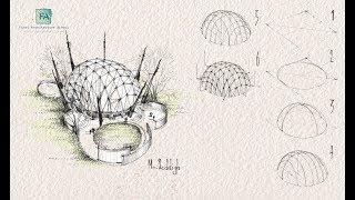 Draw Like An Architect - Essential Tips - Basic Shapes - Simple Dome - Part 7- 2019