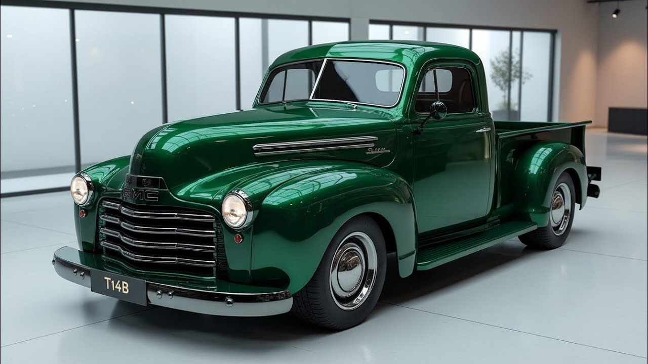 2026 GMC T14B – Vintage Pickup Reborn with Futuristic Power!