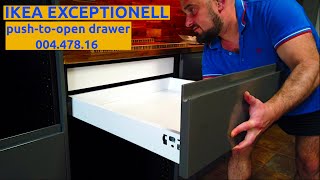 IKEA EXCEPTIONELL low drawer for METOD kitchen base cabinet 004.478.16 assembly and instalation