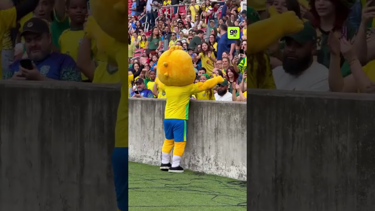 CANARINHO TÁ MAIS FELIZ QUE A TORCIDA!!! 🥹🇧🇷⁣ | #shorts | ge tv