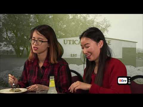 Utica College International Students Try Utica Foods