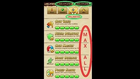 Temple Run 2 (Unlock All Maps) & Max All (Upgrades)