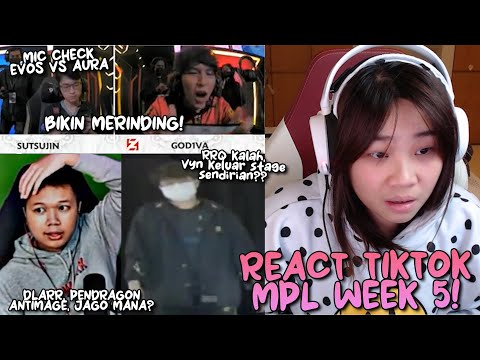 RRQ KALAH VYN KELUAR STAGE SENDIRIAN? EVOS LAGI2 BUTA MAP HIKS. REACT TIKTOK MPL S10 WEEK 5!