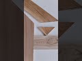 cutting technique for patching wood corners #woodworking #tipsandtricks #shorts