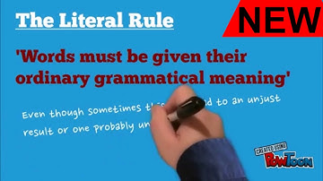 ACCA F4  Business Law - Statutory Interpretation