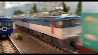 Nゲージ 鉄道模型 TOMIX ED79-50番台(貨物色)重連+コキ50000 その5