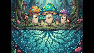 The Secret Mushroom Kingdom 🍄👑 | Meet the Tiny Fungi That Run the World! (Cartoon Science for Kids)