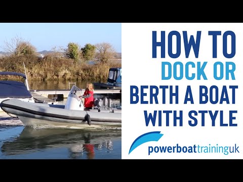 HOW TO dock a boat in Close Quarters | Powerboat Training UK