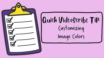VideoScribe Quick Tip - Customize the color of library images