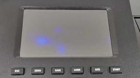 Wavelength calibration of C-7000 single beam spectrophotometer