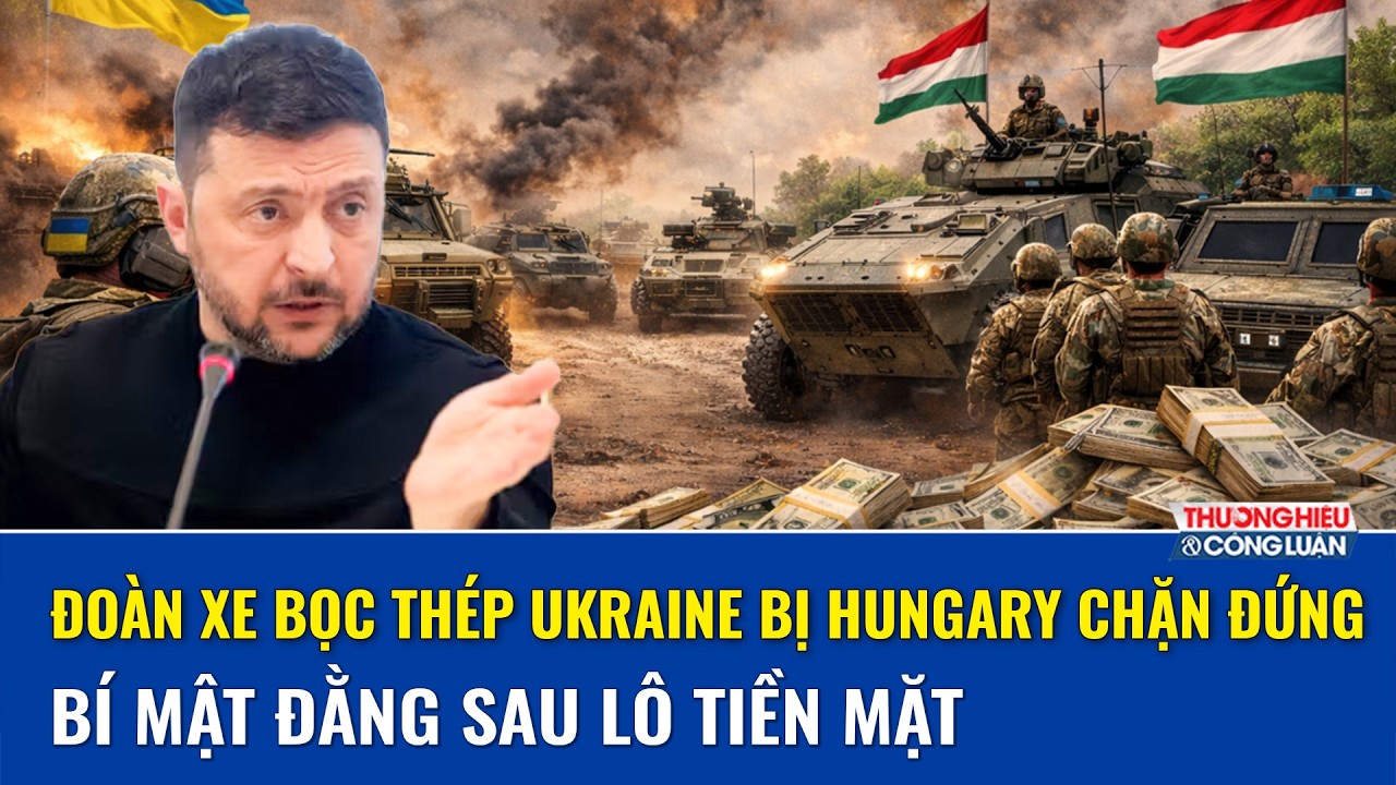 Ukraine phẫn nộ, tố Hungary bắt giữ người và hai xe bọc thép chở hàng chục triệu tiền mặt cùng vàng