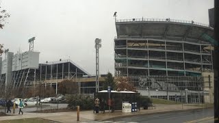 CATA (State College) HD: New Flyer C40LF #93 On Penn State Blue Loop (Beaver Stadium)
