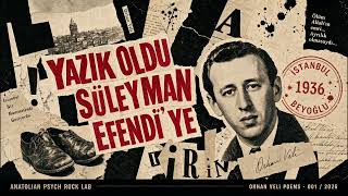 Yazık Oldu Süleyman Efendi'ye - Anatolian Lab