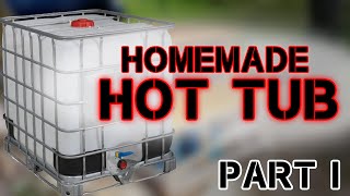 Homemade hot tub