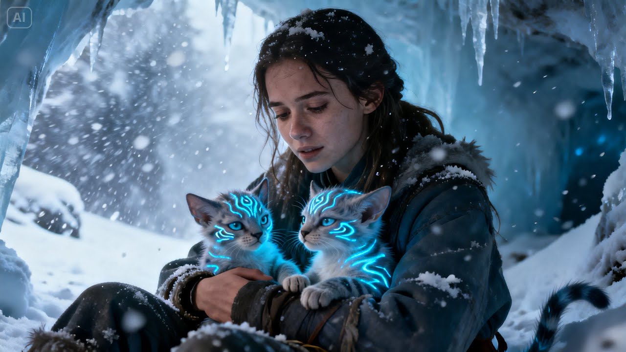 The Blizzard Trapped the Cubs — The Human Built a Shelter and Kept Them Warm