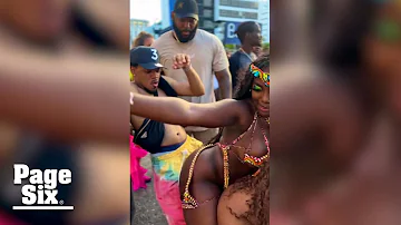 Married Chance the Rapper dances ‘inappropriately’ with another woman in Jamaica | Page Six