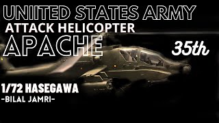 US Army Attack Helicopter AH-64A Apache 1/72 Hasegawa
